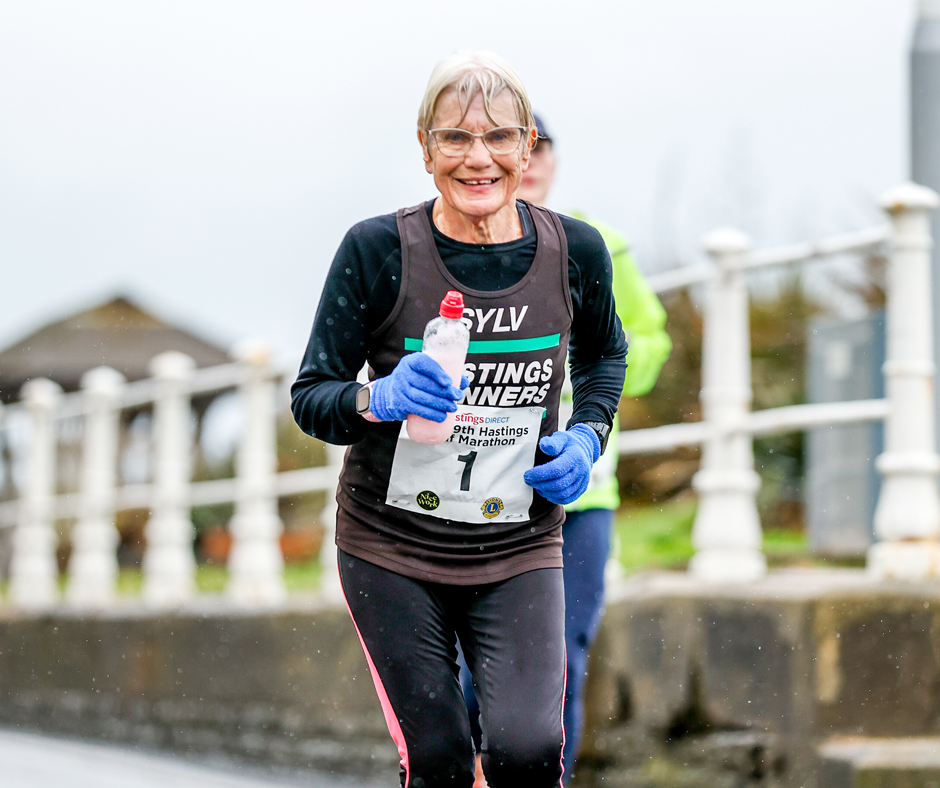 An Interview with Sylvia Huggett, the lady who has ran every single Hastings Half Marathon.